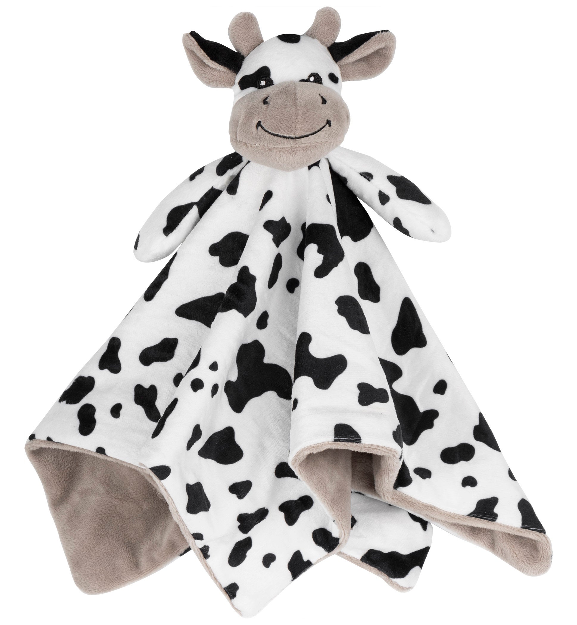 Cow 4 Piece Plush Baby Gift Set Bucket